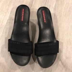 Prada platform sandals